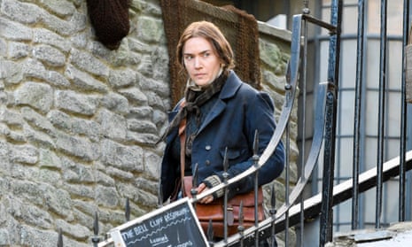 Kate Winslet as Mary Anning. 