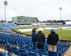 England v Pakistan: first Test, day two start delayed by rain – live