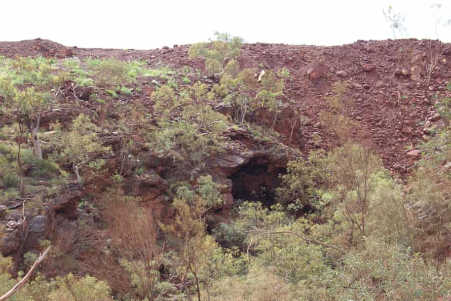 Undamaged caves of the Juukan Gorge in the Pilbara region of Western Australia