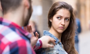 Couple in a conflict. 