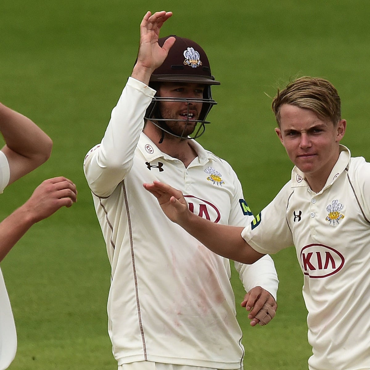 Surrey S Tom And Sam Curran Claim All 10 Northamptonshire Wickets Sport The Guardian