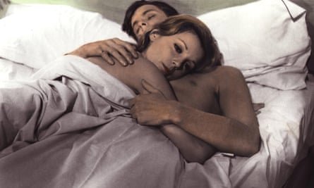Catherine Lacey and Ian Ogilvy in The Sorcerers.
