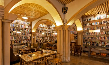 The Literary Man hotel, home to 30 guestrooms – and 50,000 books. Obidos, Portugal.