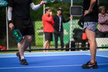 Pickleballers in Sydney.