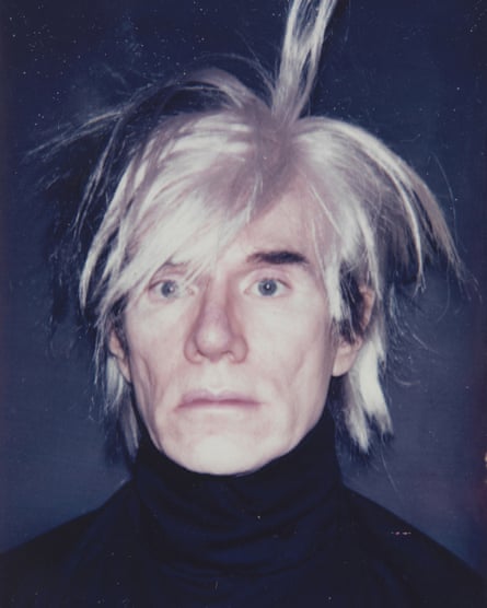 Andy Warhol Self-Portrait with Fright Wig, 1986.