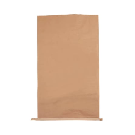 Brown plain paper waste sack