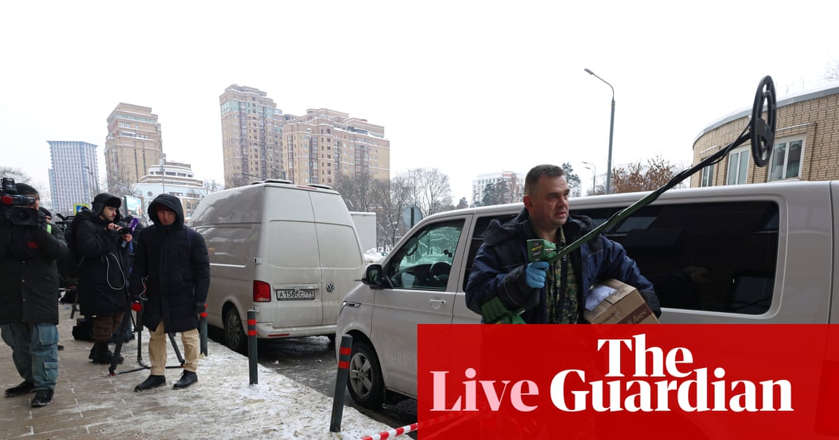 Putin being briefed after top Russian general shot in Moscow, Kremlin says – Europe live
