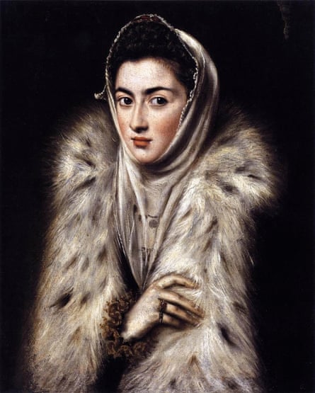El Greco’s Lady in a Fur Wrap, 1577–80