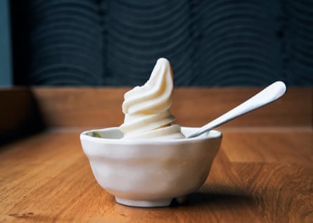 Marugame Udon serves unlimited soft serve ice cream.
