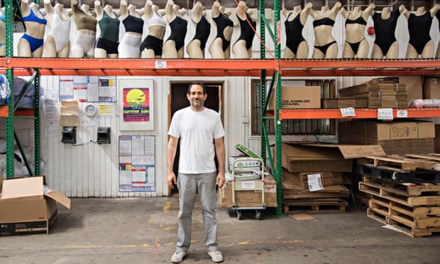 ‘I like young people. I get them’ ... Dov Charney, at his Los Angeles Apparel factory. 