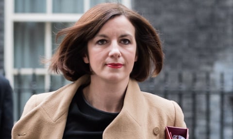 Bridget Phillipson outside Downing Street, London