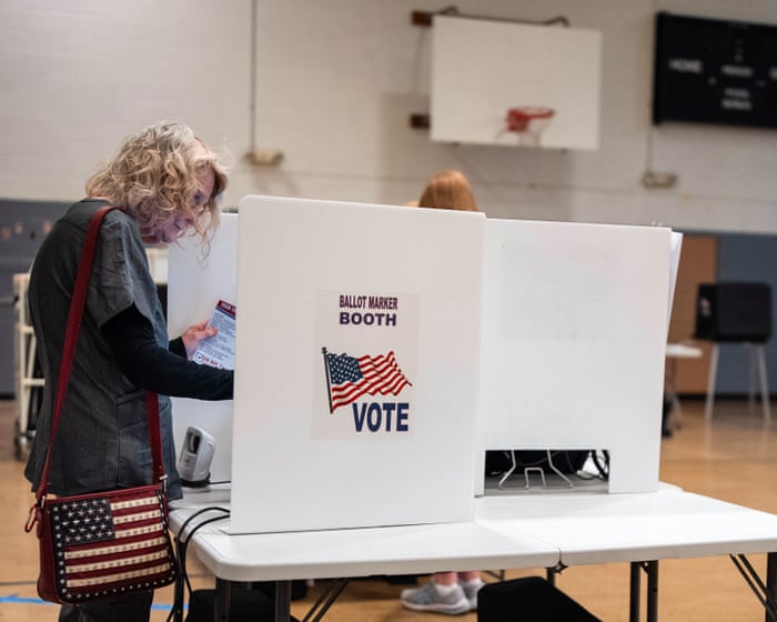 Voters cast ballots in Ohio and Indiana in high-stakes primaries for 2026 midterms – live