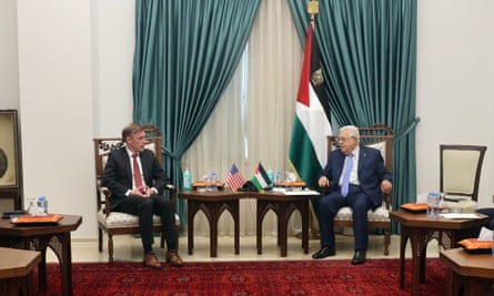 Mahmoud Abbas en Jake Sullivan ontmoeten elkaar in Ramallah