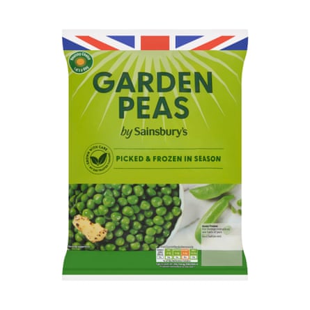 Sainsbury’s frozen peas