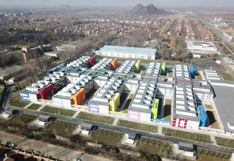 Xiaotangshan hospital in Beijing, which was built in just 10 days.