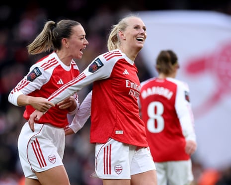 Arsenal 2-1 Liverpool: Women's Super League – as it happened | Women's Super League | The Guardian