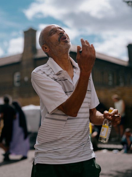 A dancer lost in the music