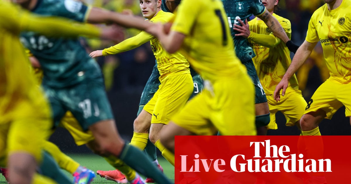 Bodø/Glimt v Tottenham Hotspur: Europa League semi-final, second leg – live Bodø/Glimt v Tottenham Hotspur: Europa League semi-final, second leg – live