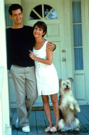 Tom Hanks and Carrie Fisher in the 1989 black comedy horror film The ‘Burbs
