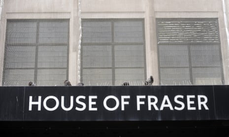 House of Fraser on Oxford Street.
