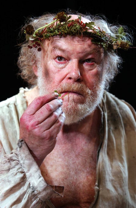 Timothy West as Lear in the English Touring Theatre’s production of William Shakespeare’s King Lear at the Old Vic, central London, 2003.