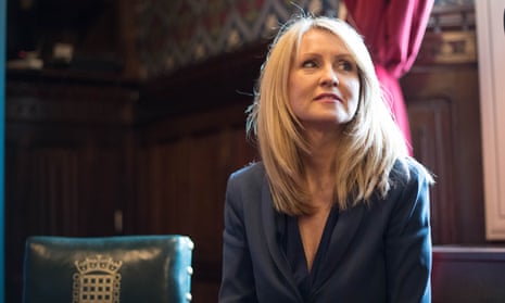 Esther McVey, who has condemned parents protesting outside schools.
