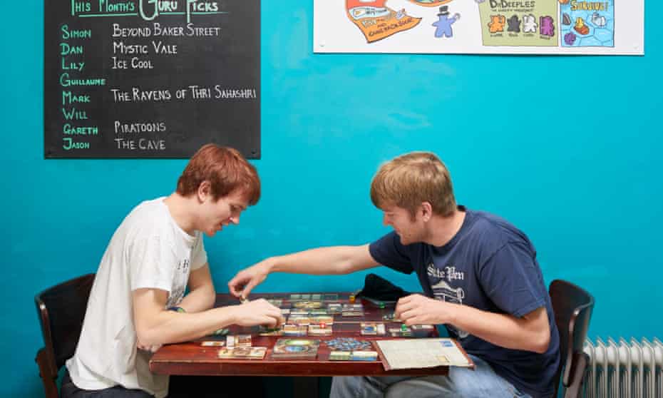 Brothers Sandy and Richard Steele are regulars at Thirsty Meeples board game cafe in Oxford