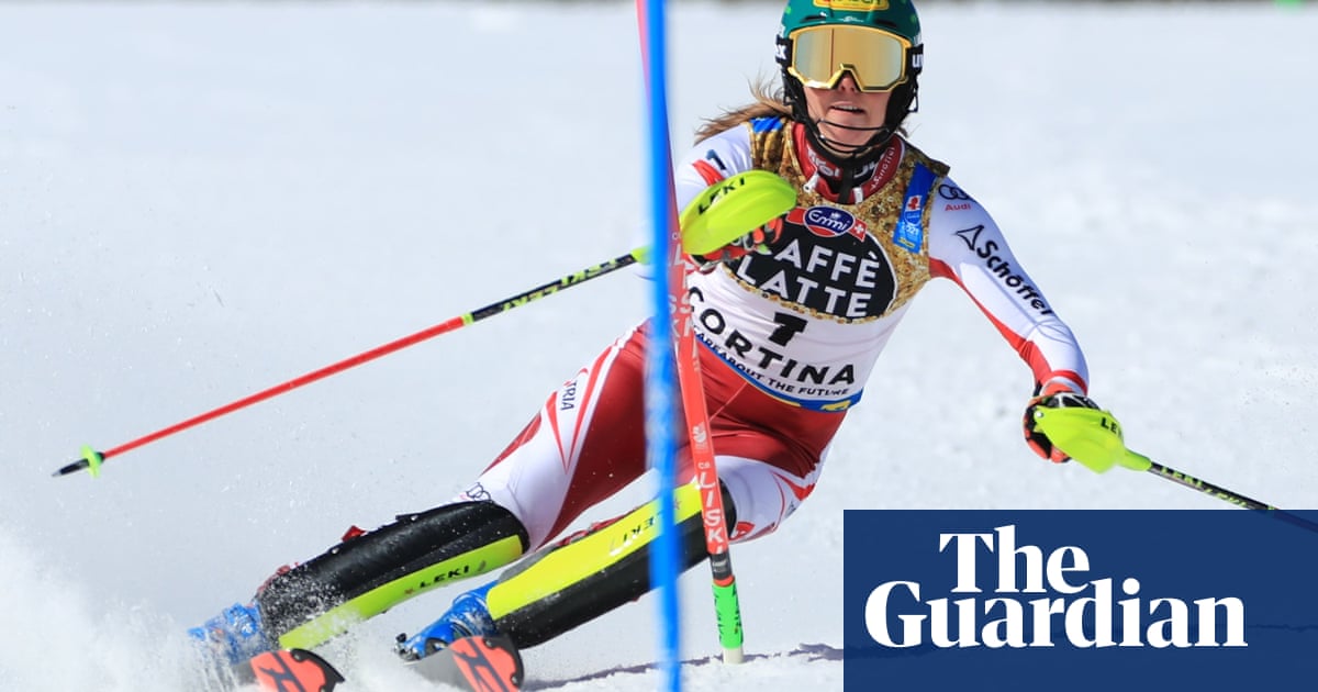 Sensational Katharina Liensberger ends Mikaela Shiffrin’s slalom reign at worlds