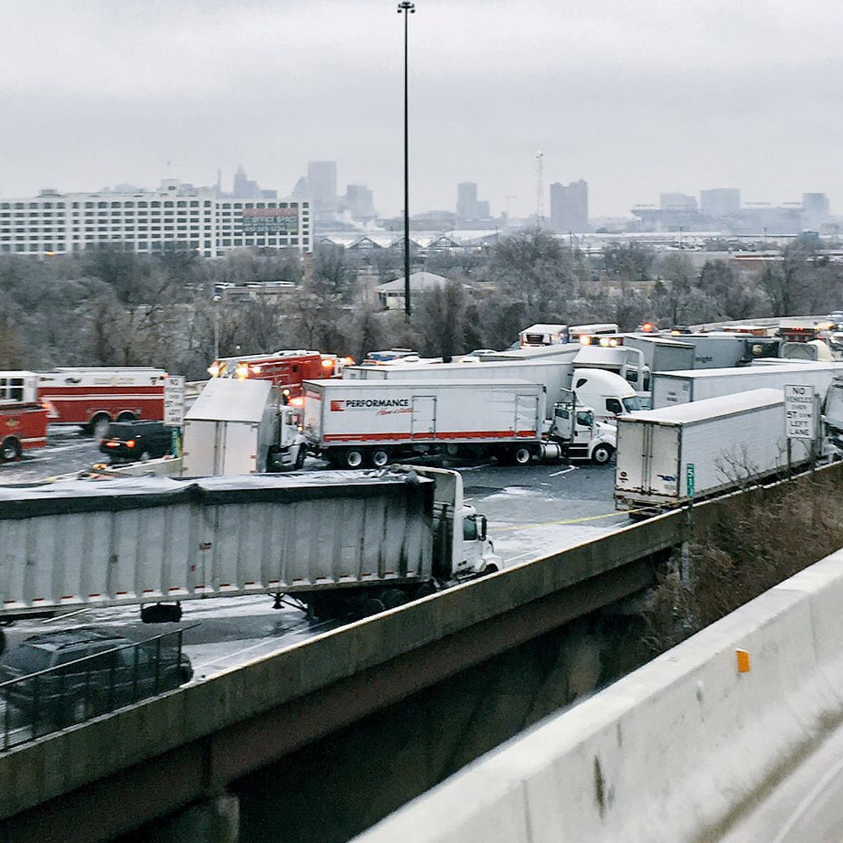 Baltimore light rail trains collide with car downtown, killing 1 and injuring 2