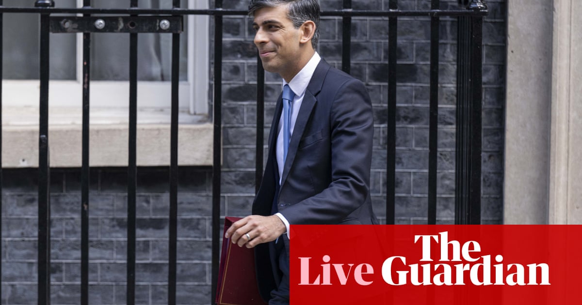 Rishi Sunak’s approval rating hits record low for a PM, suggests poll – UK politics live | Politics