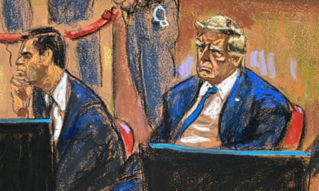 A silent Trump glowers and stares during third day of criminal trial