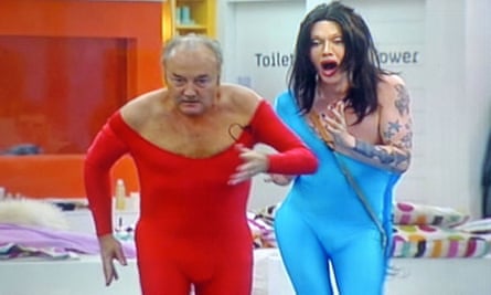 Pete Burns with George Galloway on Celebrity Big Brother in 2006.