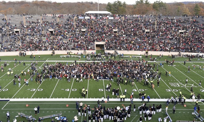 Harvard And Yale Students Disrupt Football Game For Fossil Fuel