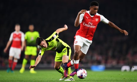 Alex Iwobi, left, has only two goals for Arsenal to his name.