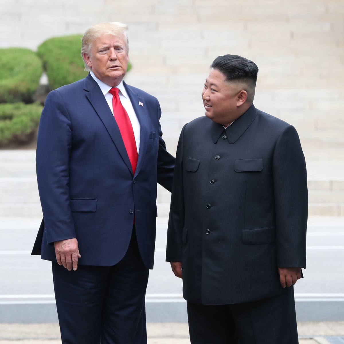 Donald Trump Invites Kim Jong Un To Us After Entering North Korea Donald Trump The Guardian Donald Trump Invites Kim Jong Un To Us After Entering North Korea Donald Trump The Guardian