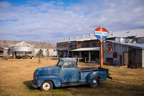 Old Chevrolet 3100 pickup truck at The Shack Up Inn, Clarksdale, Mississippi