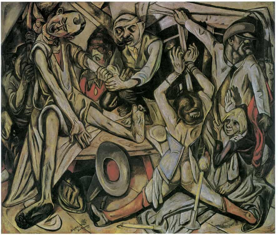 Max Beckmann’s The Night, which appears in the book.