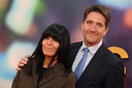 Winkleman on the red carpet with her husband, Kris Thykier.