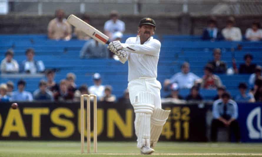 Rod Marsh batting for Australia in the fifth Ashes Test at Old Trafford, Manchester, August 1981.