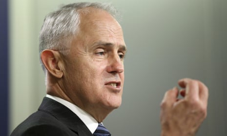Malcolm Turnbull talking to the media on Thursday about the new citizenship tests. 