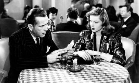 Humphrey Bogart as Philip Marlowe in The Big Sleep (1946) with Lauren Bacall.