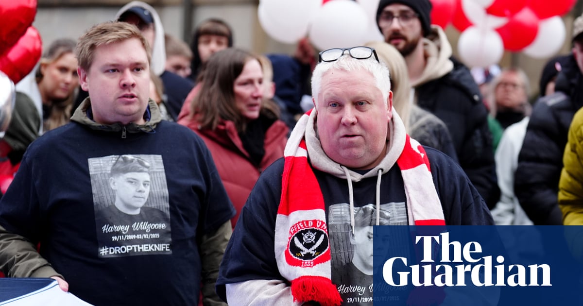 Hundreds join Sheffield march for boy fatally stabbed at school