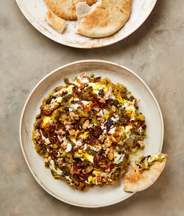 Yotam Ottolenghi's Kashke Bademzan Dip.