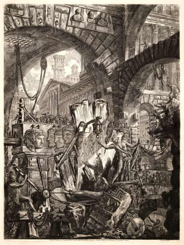 The Man on the Rack, 1761, part of Piranesi’s series of fictional prisons.