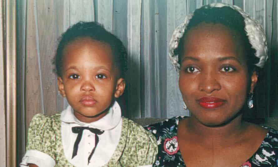 Youthful progress … US poet Rita Dove, in 1953, with her seamstress mother, Elvira.