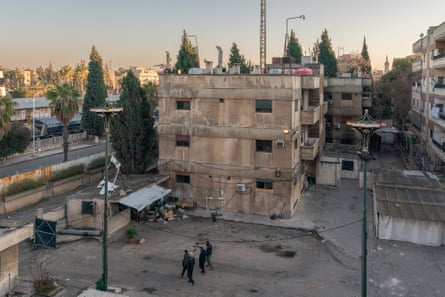 The political security directorate compound in Homs