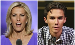 Fox News host Laura Ingraham takes week off after David Hogg comments