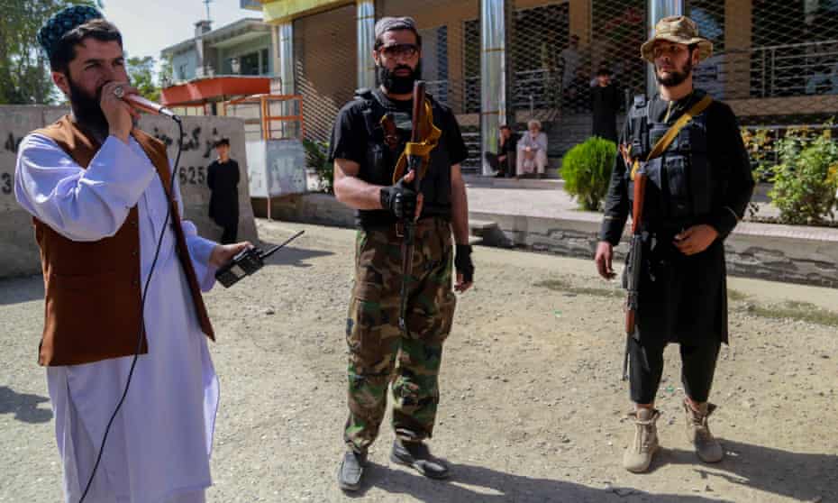Taliban forces in Kabul.