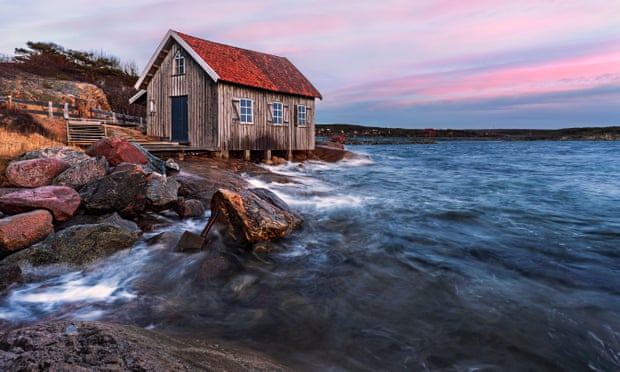 A fisherman’s house on Sweden’s Baltic coast.