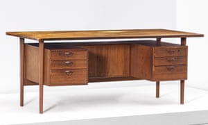 Katharine Whitehorn's 1960s desk